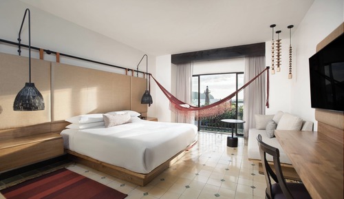 Habitación, 1 cama de matrimonio grande, no fumadores, vistas al mar