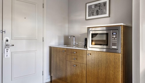 Suite junior, chimenea