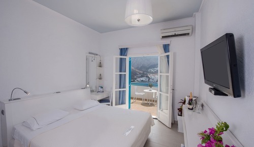 Habitación doble superior, vistas al mar (Cycladic)