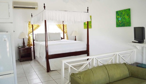 Estudio, 1 cama de matrimonio con sofá cama