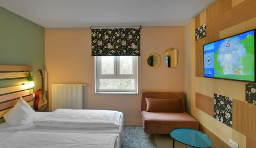 Habitación Confort doble, varias camas