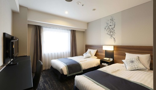 Habitación estándar con 2 camas individuales, no fumadores (17～21 ㎡)