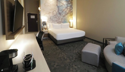 Habitación, 1 cama de matrimonio grande con sofá cama