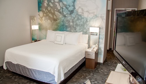 Habitación, 1 cama de matrimonio grande con sofá cama