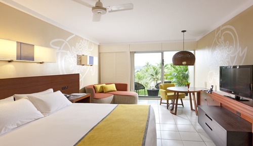 Habitación, 1 cama de matrimonio grande, vistas al complejo turístico