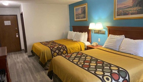 Habitación, 2 camas de matrimonio, fumadores