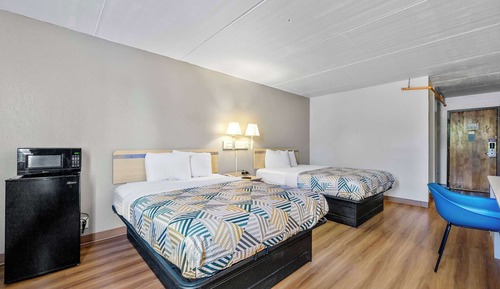 Habitación Deluxe, 2 camas de matrimonio, no fumadores, frigorífico y microondas