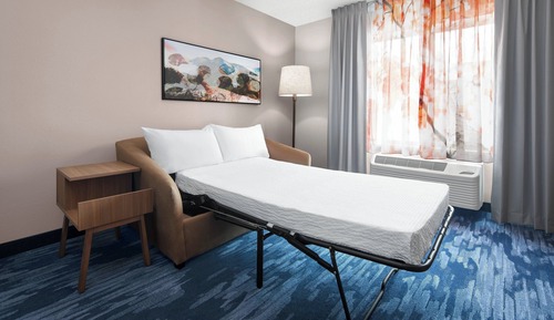 Suite, 1 cama de matrimonio grande con sofá cama (Mobility Accessible, Roll-In Shower)