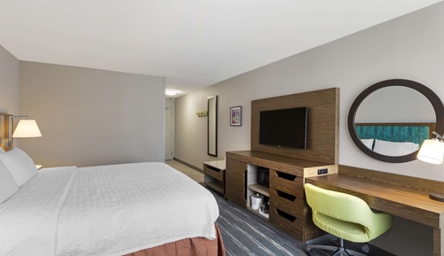 Habitación, 1 cama de matrimonio grande, accesible para personas con discapacidad, bañera