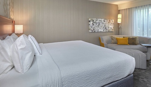 Habitación, 1 cama de matrimonio grande con sofá cama