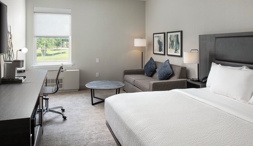 Habitación estándar, 1 cama de matrimonio grande con sofá cama