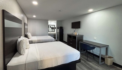 Habitación Deluxe, 2 camas de matrimonio, no fumadores, frigorífico y microondas