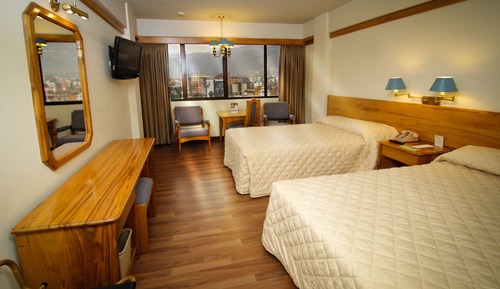 Deluxe Double Room, 2 Double Beds, City View