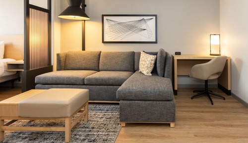 Habitación, 2 camas de matrimonio (High Floor, With Sofa Bed)