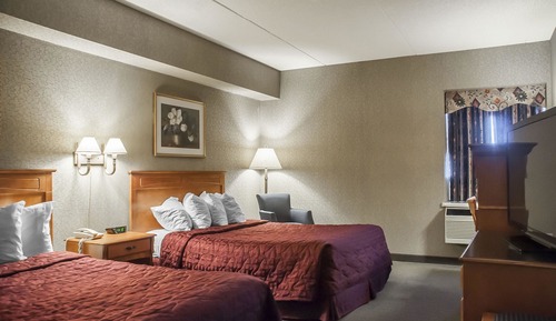 Habitación estándar, 2 camas de matrimonio, no fumadores, frigorífico y microondas