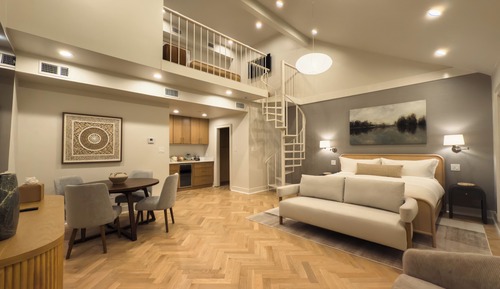 Suite estudio presidencial, varias camas