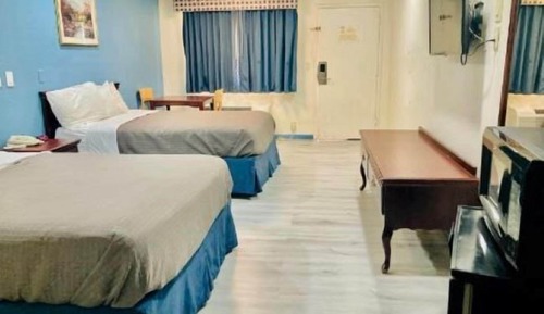 Habitación, 2 camas de matrimonio, accesible para personas con discapacidad