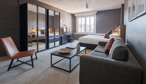 Suite estudio, 1 cama de matrimonio grande