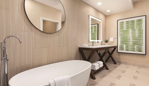 Suite presidencial, varias camas, accesible para personas con discapacidad, vistas a la piscina