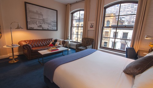 Suite estudio junior, 1 cama de matrimonio grande