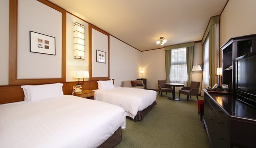 Habitación Deluxe con 2 camas individuales, no fumadores (Main Wing, Nara Park Side, B)