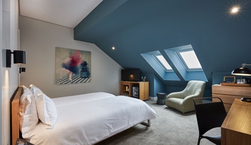 Loft, 1 cama de matrimonio grande