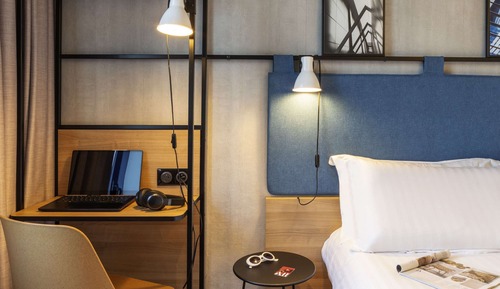 Habitación estándar doble, 1 cama doble, accesible para personas con discapacidad