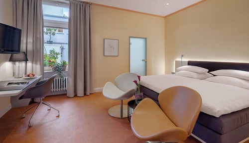 Habitación estándar, 1 cama doble, vistas al patio