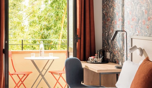 Habitación doble superior, 1 cama de matrimonio grande, terraza
