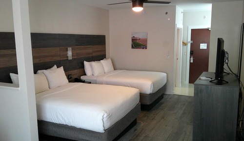 Habitación estándar, 2 camas de matrimonio, no fumadores