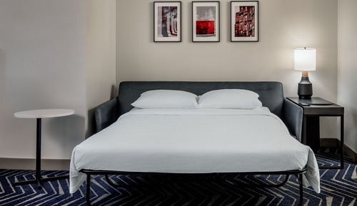 Estudio, 1 cama de matrimonio grande con sofá cama (Mobility Accessible, Roll-In Shower)