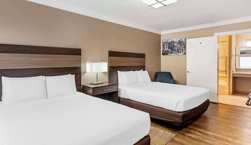 Habitación estándar, 2 camas de matrimonio, accesible para personas con discapacidad, no fumadores