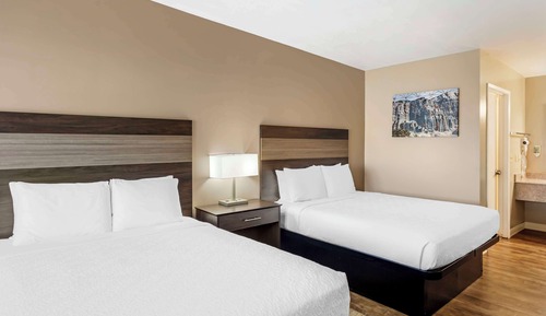 Habitación estándar, 2 camas de matrimonio, no fumadores, frigorífico y microondas