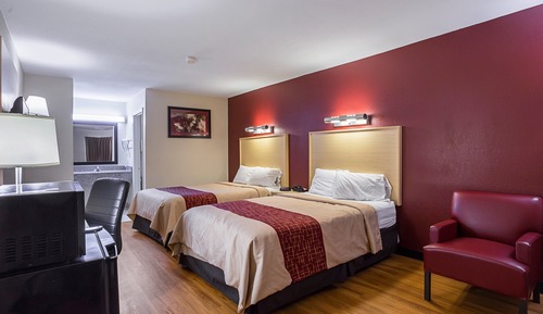 Habitación estándar, 2 camas dobles, fumadores