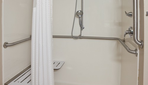 Suite, 1 cama de matrimonio grande (Mobility Transfer Shower)