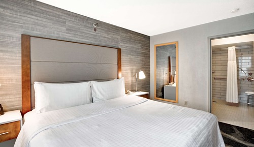 Suite, 1 cama de matrimonio grande con sofá cama, no fumadores (Roll-in Shower)