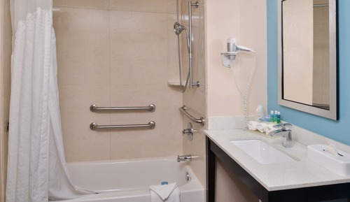 Suite, 1 cama de matrimonio grande, accesible para personas con discapacidad (Mobil Tub)