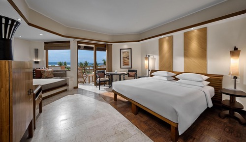 Habitación, 1 cama de matrimonio grande, vistas al mar