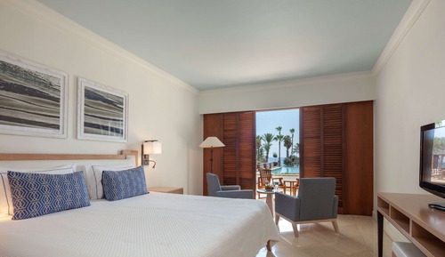 Habitación doble, terraza, vistas al mar