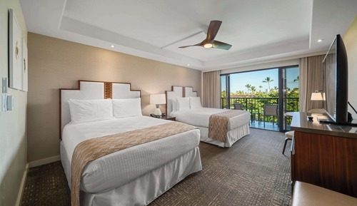 Habitación Premium, 2 camas de matrimonio, vistas al mar