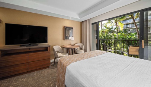 Habitación Premium, 2 camas de matrimonio, vistas al jardín