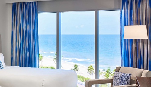 Habitación Deluxe, 2 camas dobles, vistas al mar