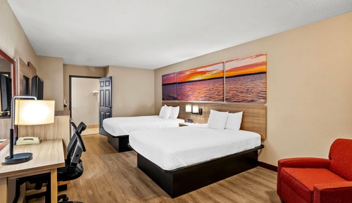 Habitación, 2 camas de matrimonio, accesible para personas con discapacidad, no fumadores (Mobility)