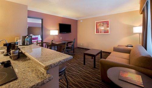 Suite, 1 cama de matrimonio grande, no fumadores (Walk-in Shower;with Sofabed)