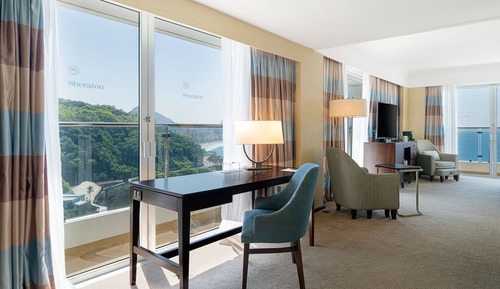 Suite ejecutiva, 1 cama de matrimonio grande, no fumadores, frente al mar