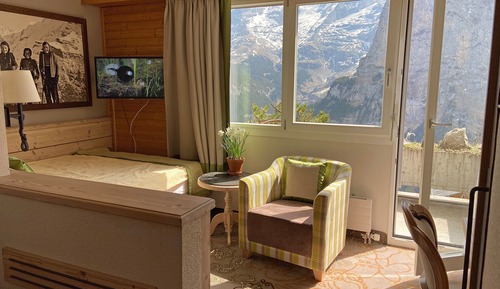 Habitación individual superior, vistas a la montaña