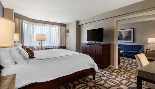 Suite ejecutiva, 1 cama de matrimonio grande con sofá cama, vistas a la ciudad (Spacious)