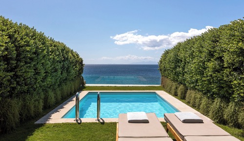 Suite de lujo, 1 cama doble, no fumadores, vistas al mar (Private Pool)