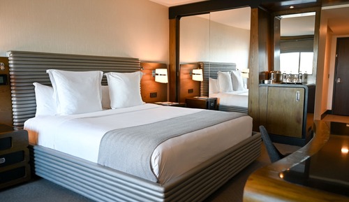 Habitación Premier, 1 cama de matrimonio grande, balcón, vistas al río