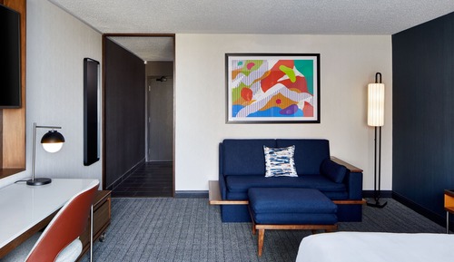 Habitación ejecutiva, 1 cama de matrimonio grande con sofá cama, no fumadores